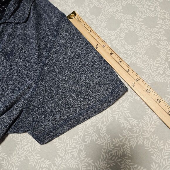Rugby Short Sleeve Polo Navy Blue Heather Size XL - Picture 6 of 10